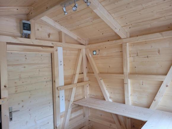 Salzburger Verkaufshütte innen