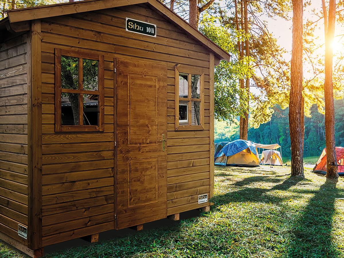 Schlafhütte Camping